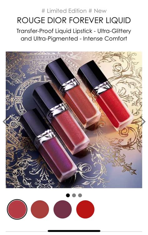 dior liquid lipstick glitter limited edition|christian Dior lipstick set bag.